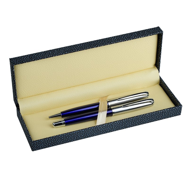 R01036 - Etui na zestaw piśmienniczy 1-2 elementy, grafitowy 