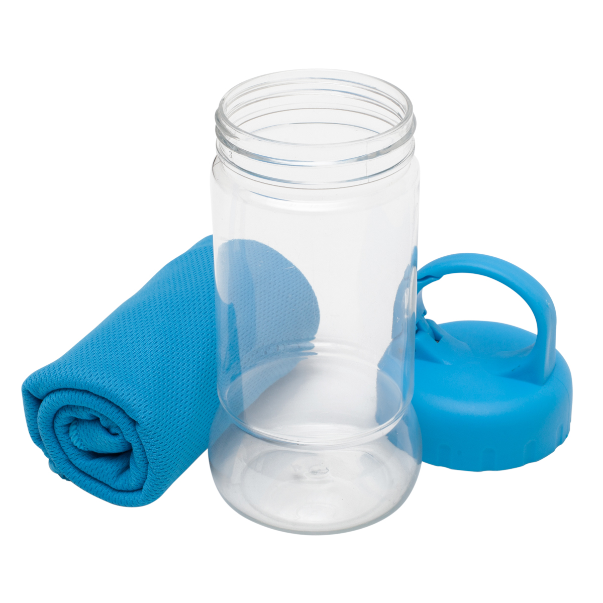 R07981.04 - Ręcznik chłodzący w butelce FeelFresh, niebieski 