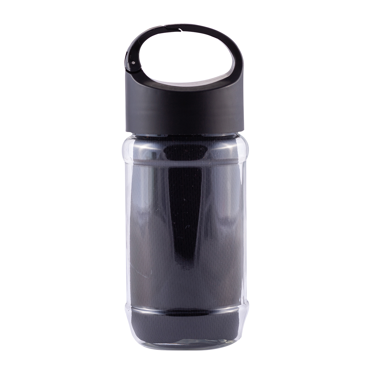 R07984.02 - Ręcznik chłodzący w butelce Feel cool, czarny 