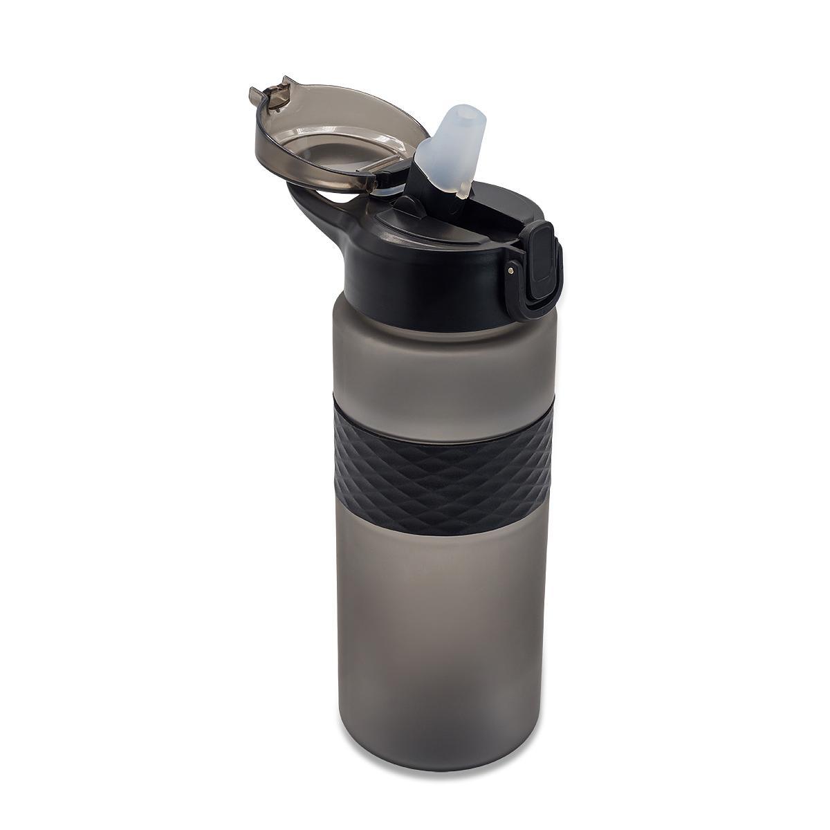 R08078.02 - Bidon ze słomką Noviq 700 ml, czarny