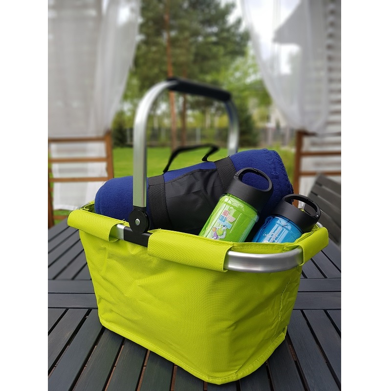 R08153.05 - Składany kosz na zakupy Cullman, zielony 