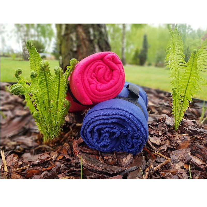 R08154.42 - Koc polarowy Cookout, granatowy 