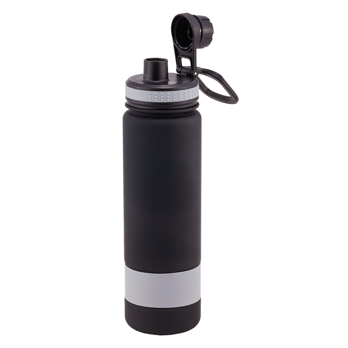 R08251.21 - Bidon Facile 900 ml, szary/czarny 