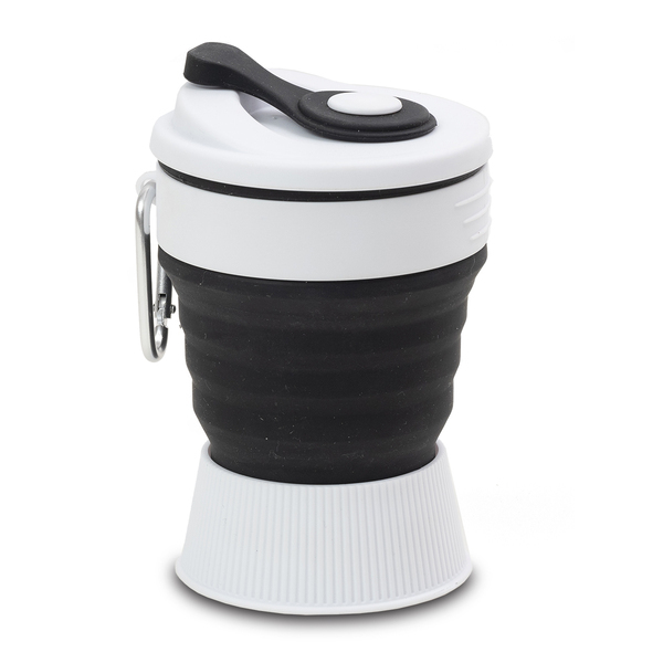 collapsible coffee cup flexi 350ml with logo