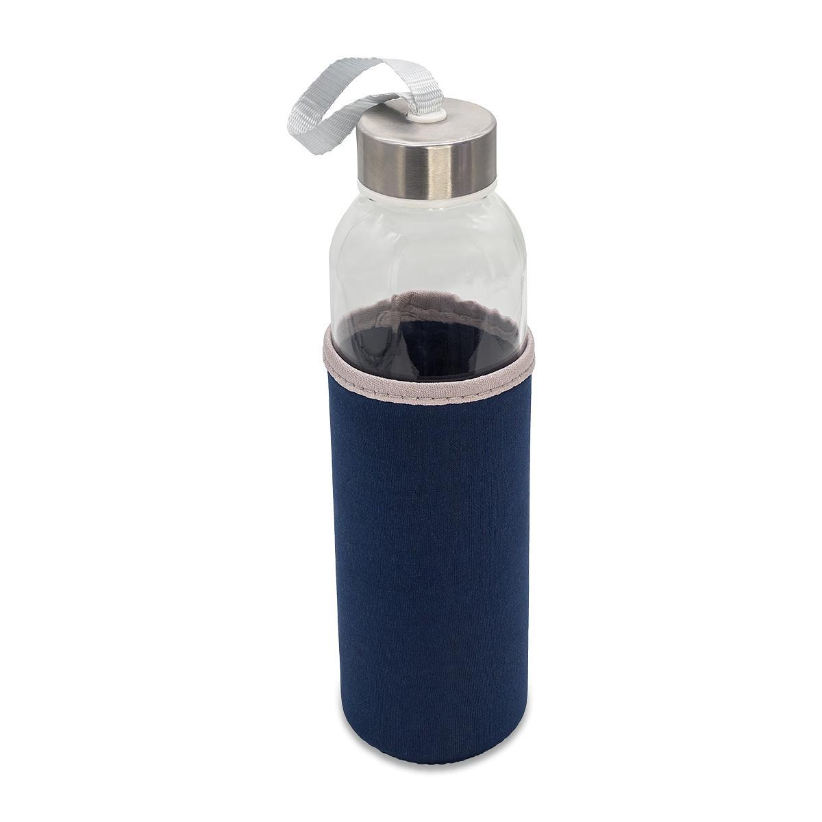 R08276.42 - Szklana butelka Vim 500 ml, granatowy