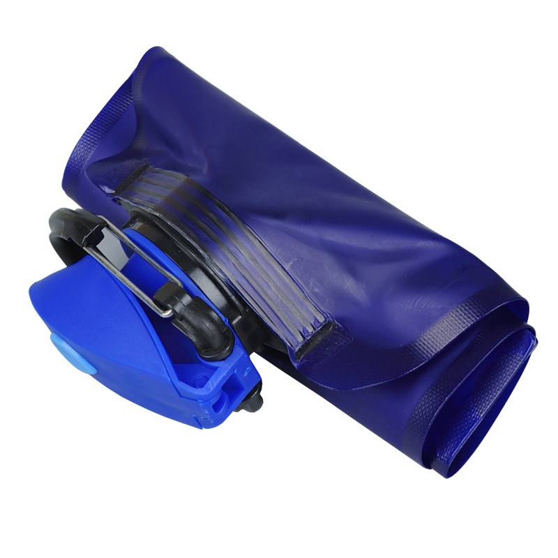 R08332.04 - Składany bidon Flat 600 ml, niebieski 