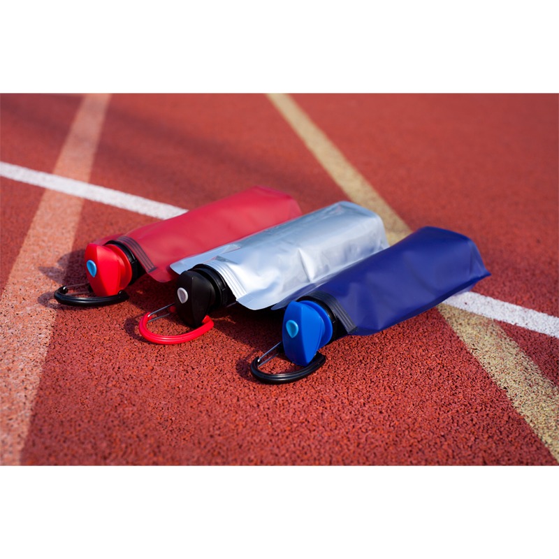 R08332.04 - Składany bidon Flat 600 ml, niebieski 