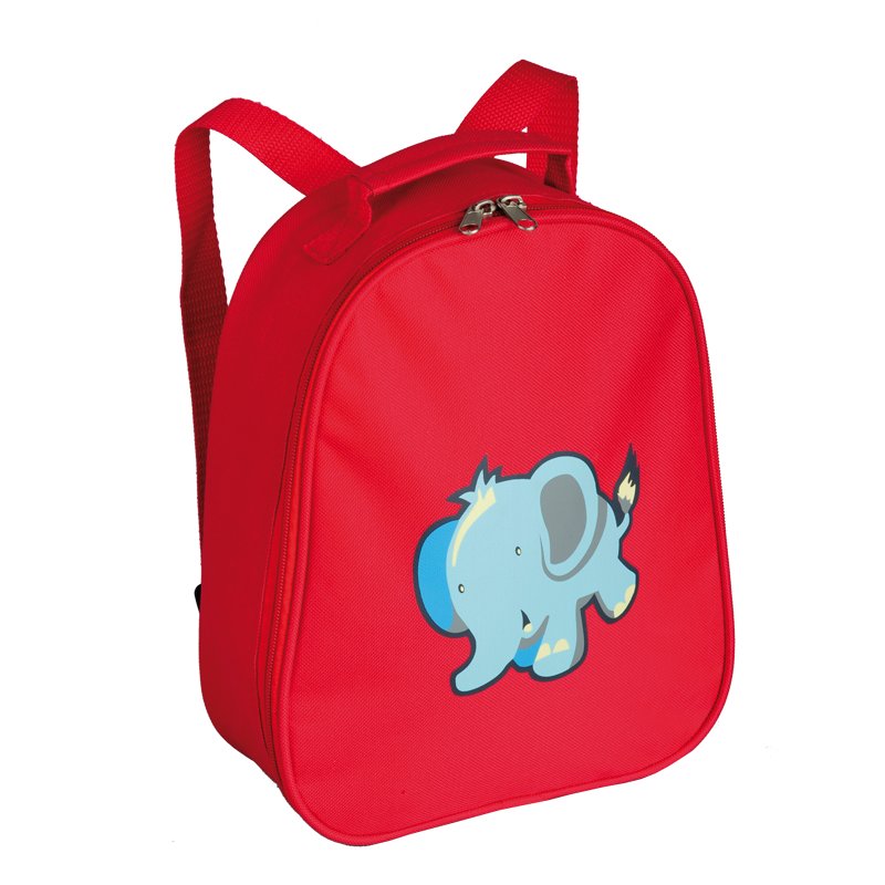 R08363 - Plecak dziecięcy Elephant Blue, czerwony 