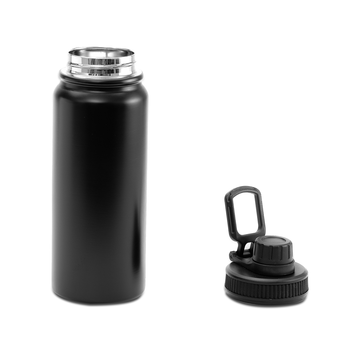 R08413.02 - Butelka próżniowa Silves 600 ml, czarny 