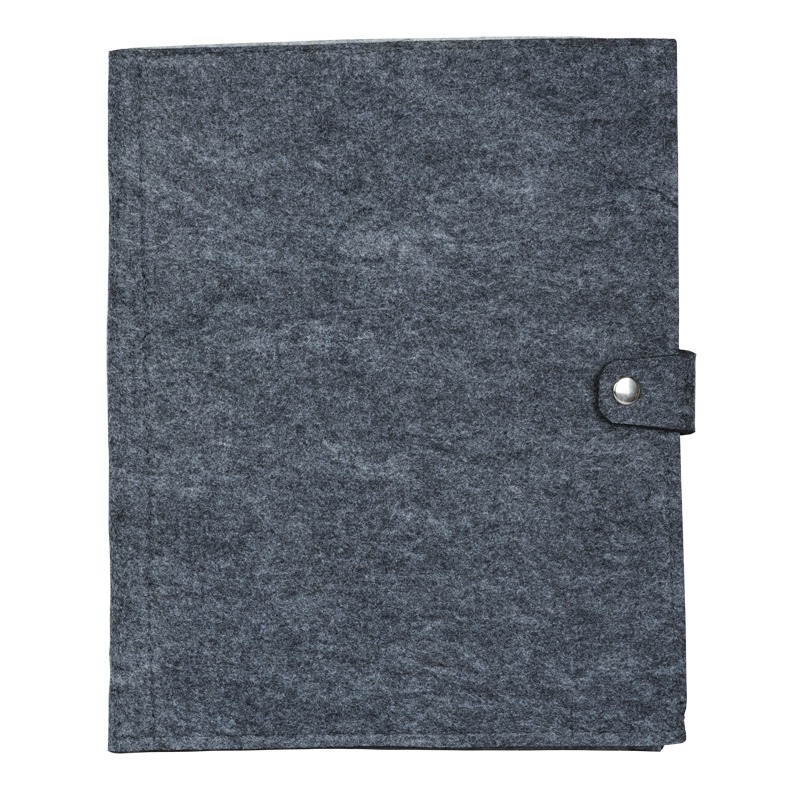 R08616.05 - Teczka A4 z filcu Eco-Sense, zielony/szary 