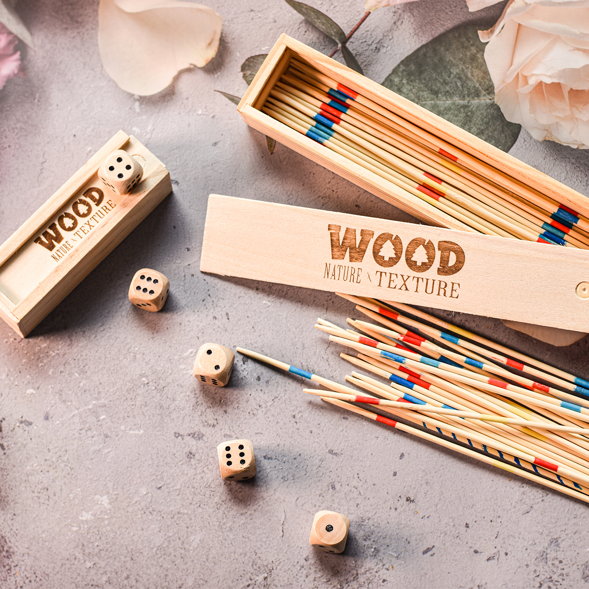 R08842 - Spillikins, ecru 