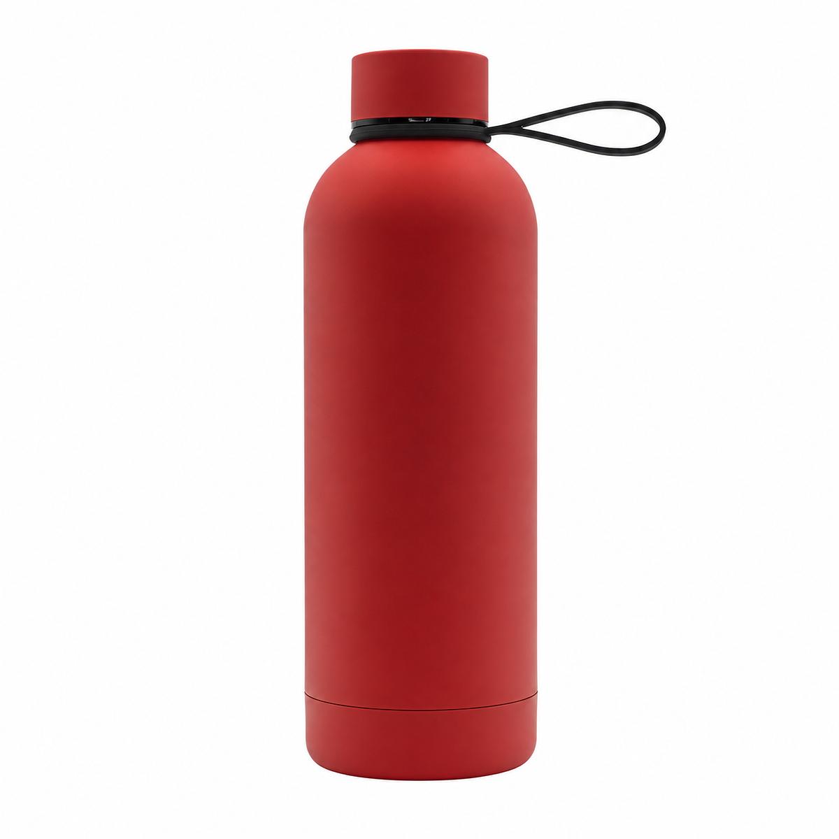 R08993.08 - Butelka termiczna z uchwytem Mendoza Duo 500 ml, czerwony