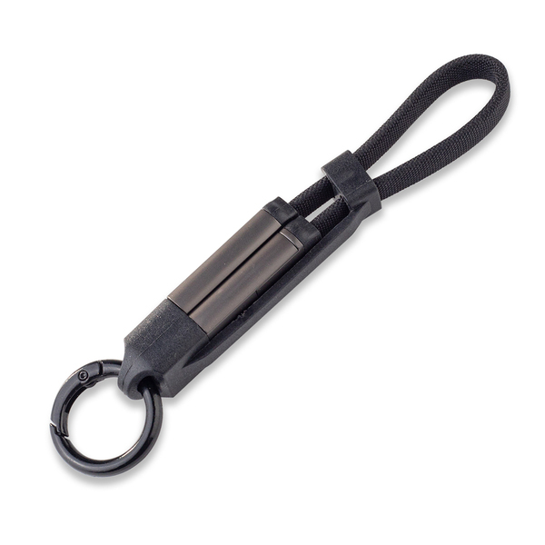 R17022.02 - Zestaw upominkowy z kablem USB 2w1 Davos, czarny