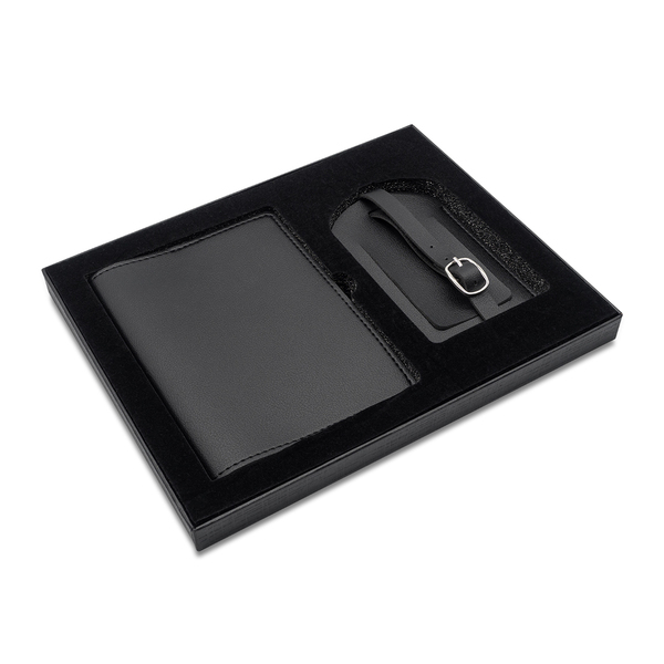 R17023.02 - Podróżny zestaw upominkowy Flyer, czarny 