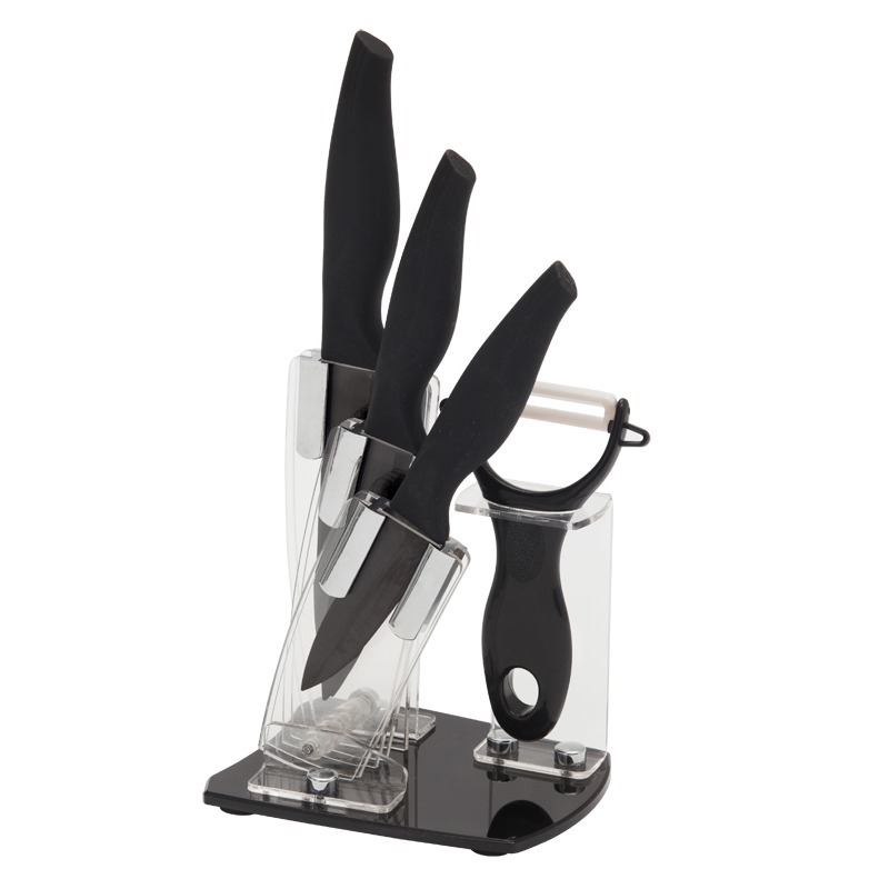 R17147 - Zestaw noży ceramicznych Ceramic Chef, czarny 