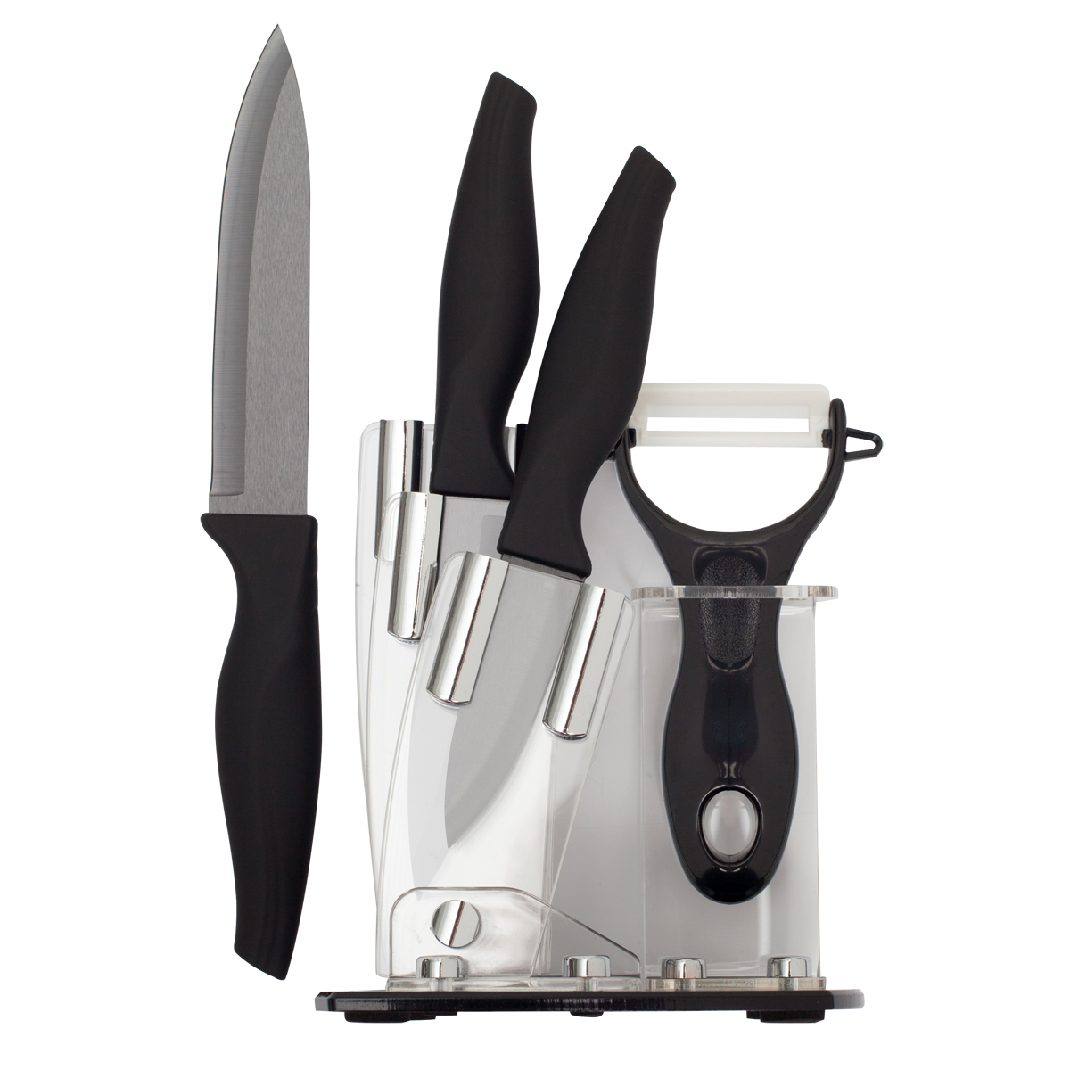 R17147 - Zestaw noży ceramicznych Ceramic Chef, czarny 