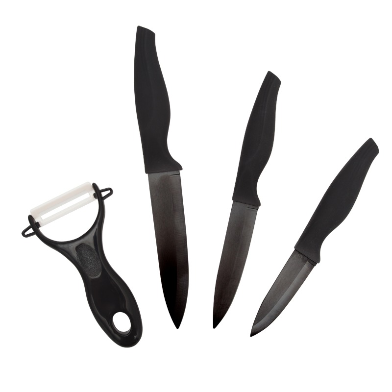 R17147 - Zestaw noży ceramicznych Ceramic Chef, czarny 