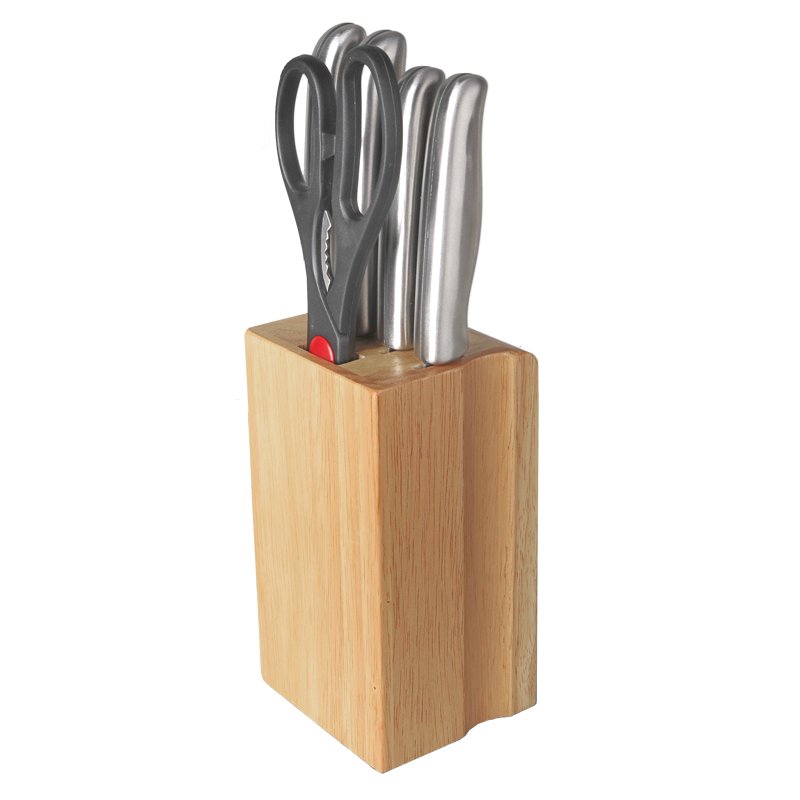 R17214.O - Zestaw noży kuchennych Household, ecru - druga jakość