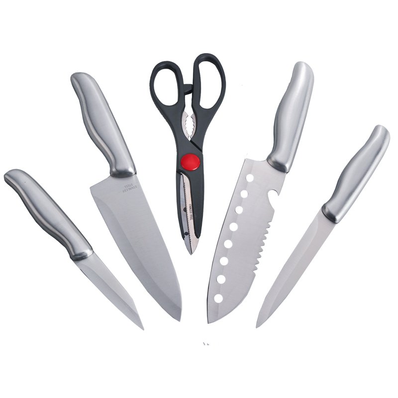 R17214.O - Zestaw noży kuchennych Household, ecru - druga jakość