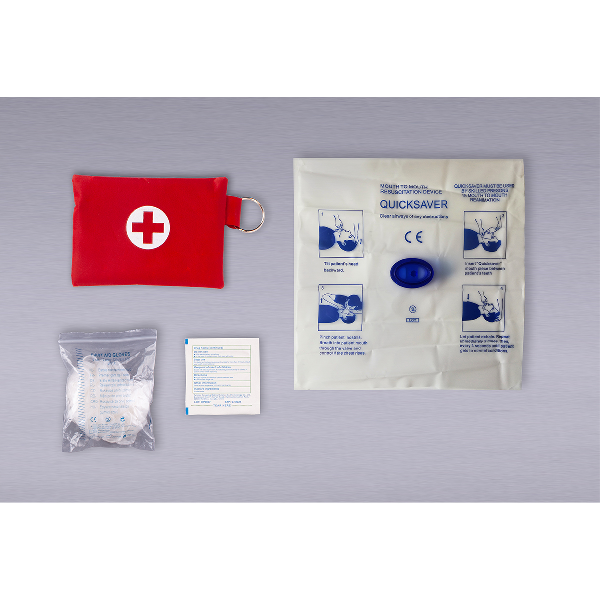R17738.08 - Zestaw do resuscytacji, czerwony 