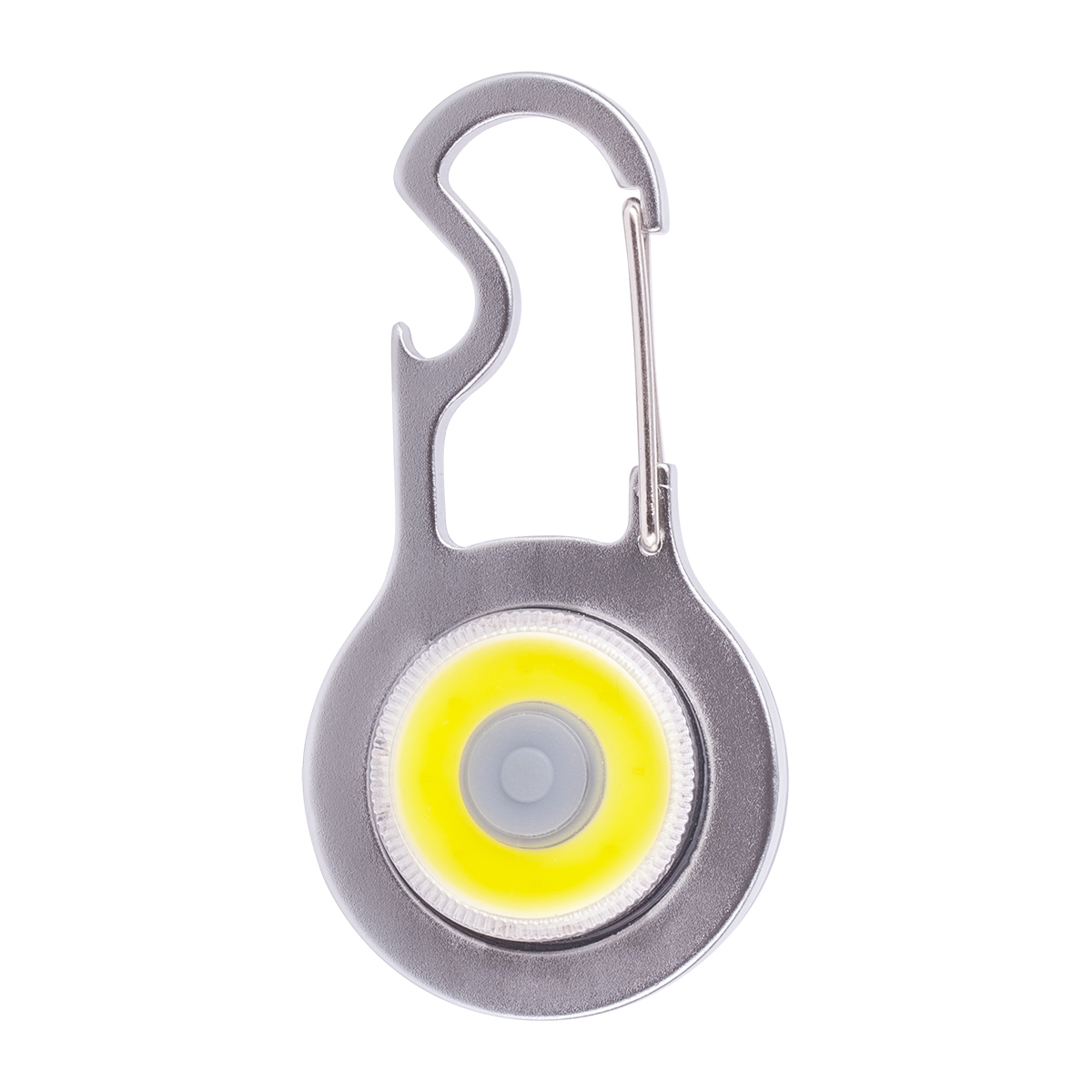 R35661.01 - Lampka COB z karabińczykiem, srebrny 