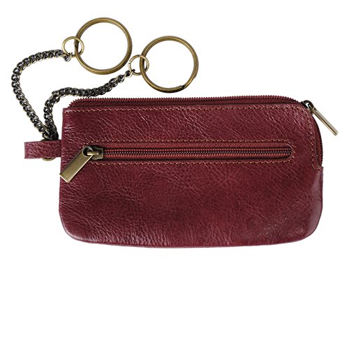 R41503.10 - Etui na klucze skórzane z zamkiem, brązowy 