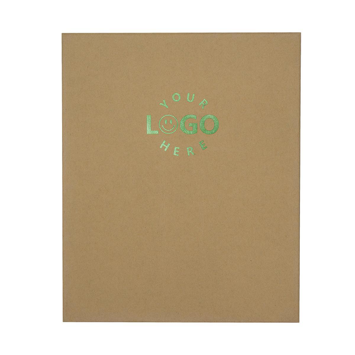 R47122.05 - Zestaw notes z długopisem Aurores, zielony
