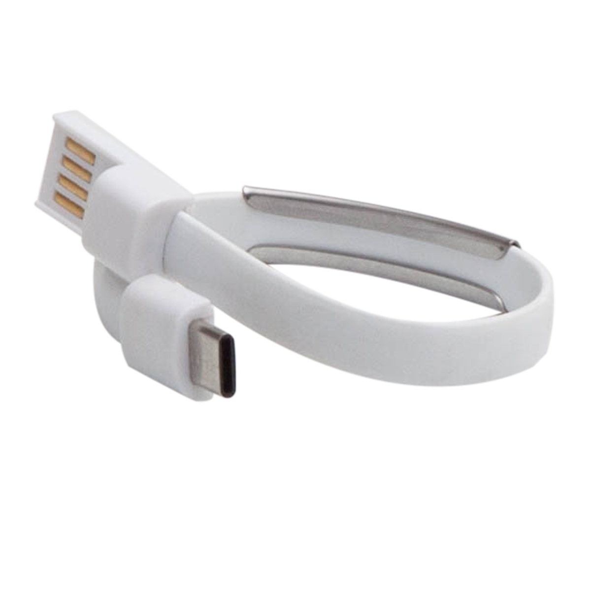 R50179.06 - Bransoletka Wristlie USB typu C, biały 
