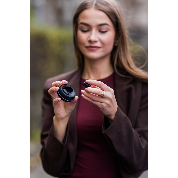 R50201.02 - Słuchawki bezprzewodowe ANC/ENC Fusion, czarny 