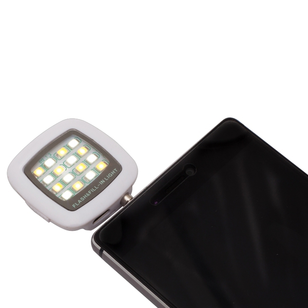 R64331.06 - Lampa błyskowa do smartfonów Selfie Flash, biały