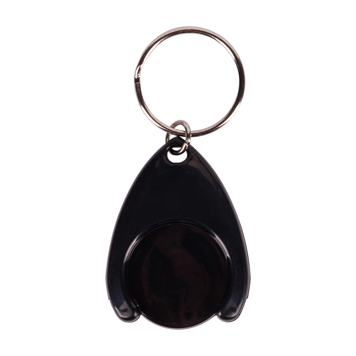 R73165.02 - Brelok z żetonem (wielkości 5 zł) Chip, czarny 