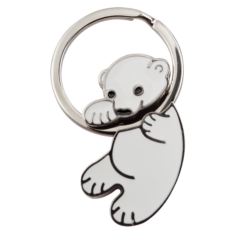R73187 - Brelok Polar Bear, biały 
