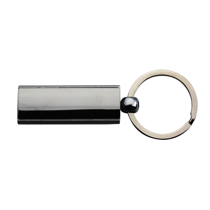 R73223 - Metalowy brelok Logolite, srebrny 