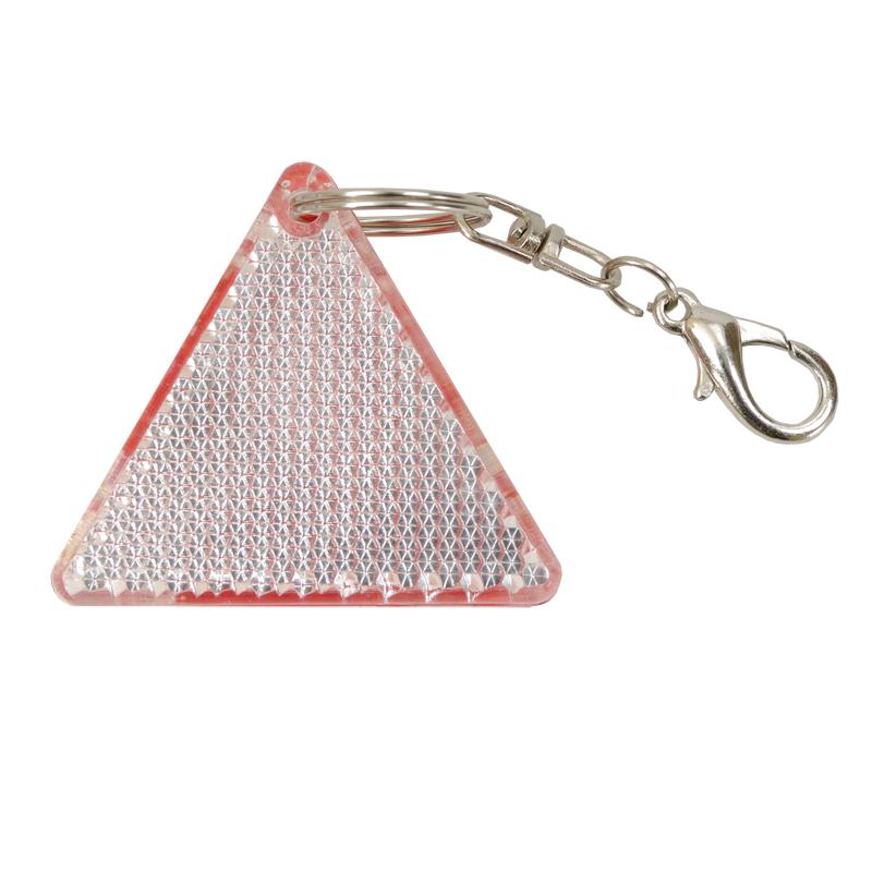 R73236.08 - Brelok odblaskowy Safe, czerwony/biały 