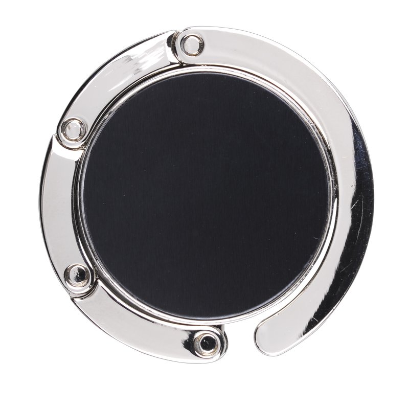 R73535.02 - Składany wieszak na torebkę Glamour, czarny 