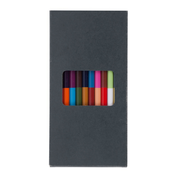 colored pencil set duo with logo