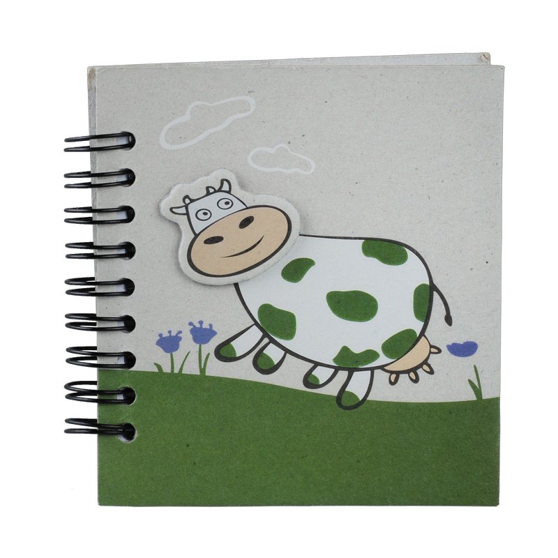 R73822 - Notes 87x97/50k linia Funny Cow, zielony/szary 