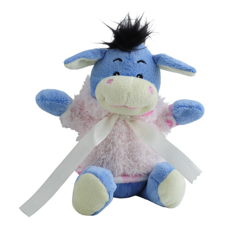 R73886 - Maskotka Donkey, niebieski/różowy 