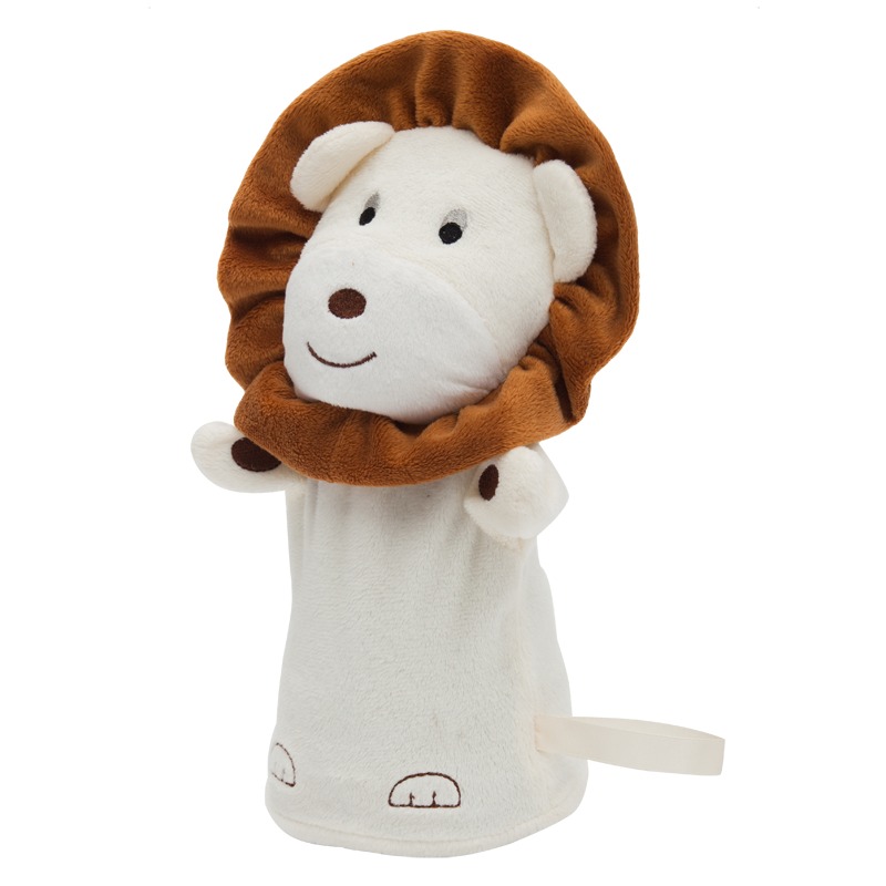 R73906 - Pacynka Lion, beżowy/brązowy