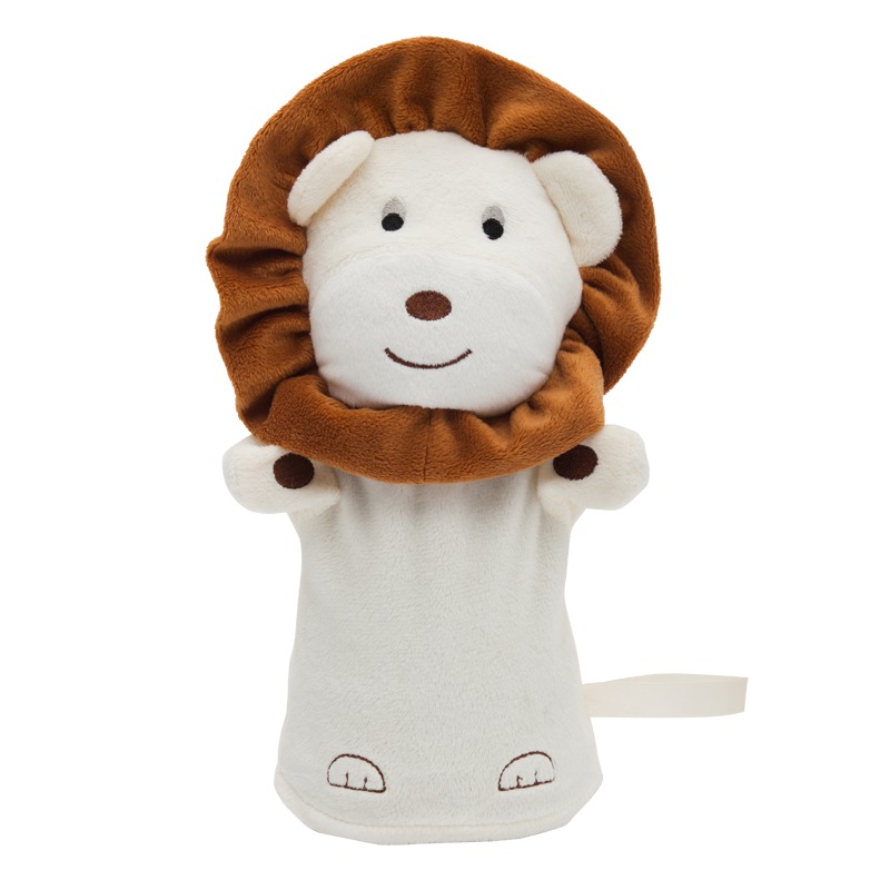 R73906 - Pacynka Lion, beżowy/brązowy 