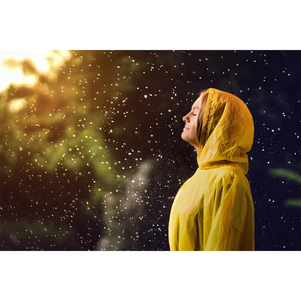 R74035.04 - Peleryna przeciwdeszczowa dla dorosłych Rainfree, niebieski 