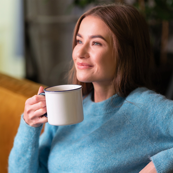 R85320.42 - Kubek z powłoką sublimacyjną Ars 400 ml, granatowy