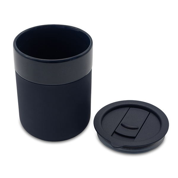 R85322.42 - Kubek ceramiczny Caldo 370 ml, granatowy 