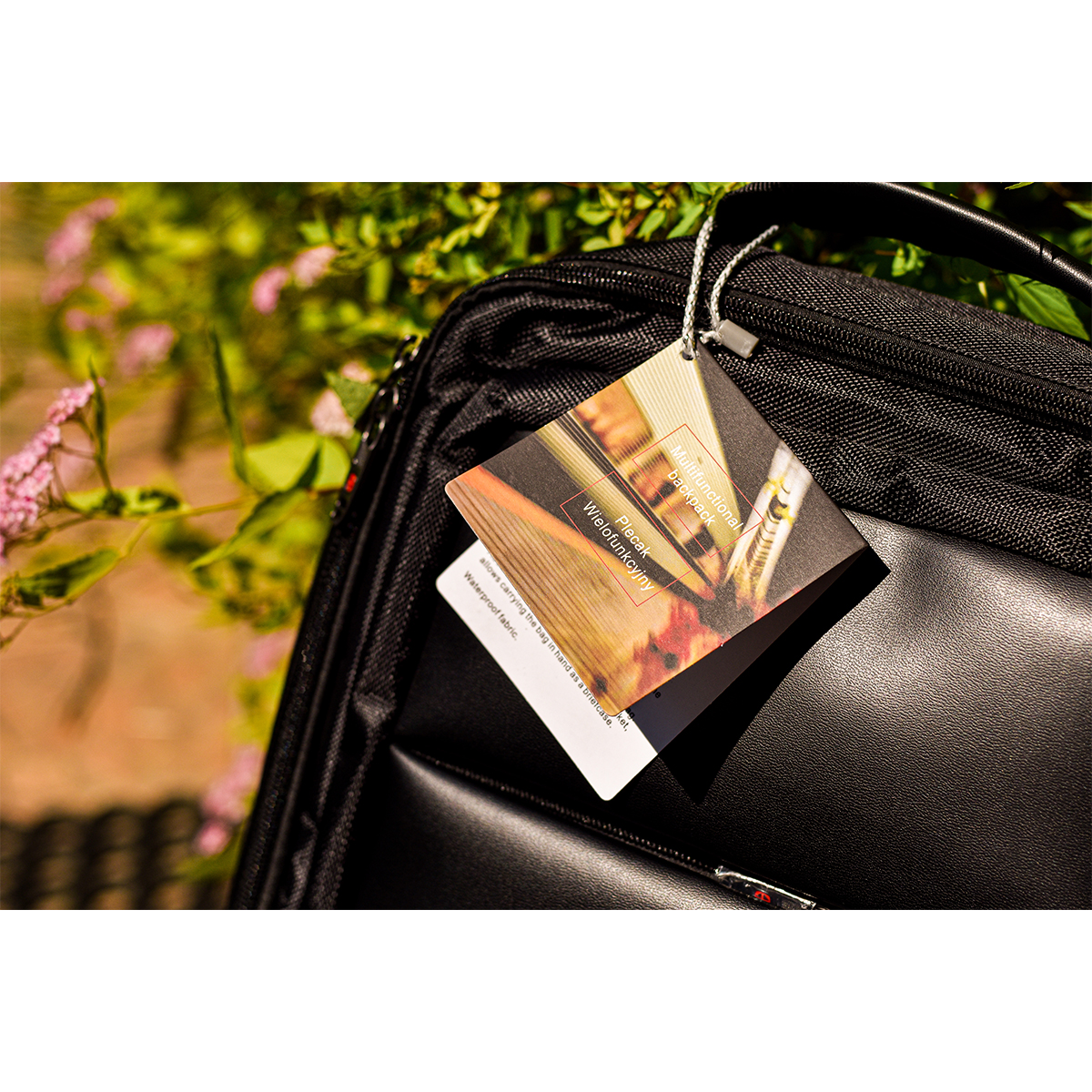 R91842.02 - Plecak/teczka City Cyber z ochroną RFID, czarny 