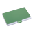 Wizytownik Color Lid, zielony/srebrny 