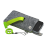 Etui na smartfona Felt Now, zielony/szary 