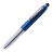 Długopis – latarka LED Pen Light, niebieski/srebrny 