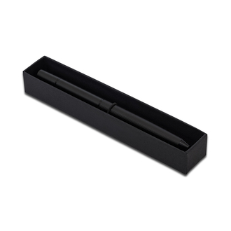 R02322 - Duet 2w1 długopis i ołówek wieczny w pudełku, czarny 