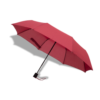 R07943 - Składany parasol sztormowy Ticino, bordowy 