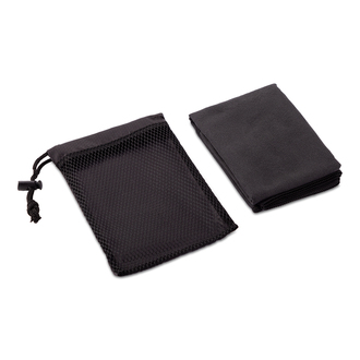 R07980 - Ręcznik sportowy Frisky, czarny 